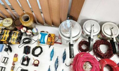 पुलिस को देख डेरा छोड़ भागे नक्सली