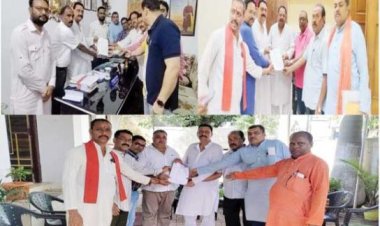 ओबीसी महासभा ने सीएम के नाम विधायकों को सौंपा ज्ञापन