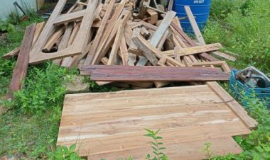 छापा, डेढ़ लाख के फर्नीचर-सागौन चिरान जब्त