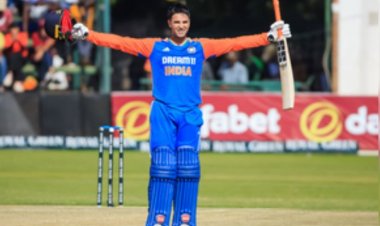 अभिषेक शर्मा ने किसी भारतीय द्वारा सबसे तेज टी20 शतक के रिकॉर्ड की बराबरी की