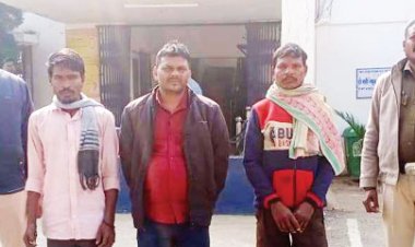ज्यादा मजदूरी का झांसा दे नाबालिगों को यूपी ले जाते 3 आरोपी गिरफ्तार