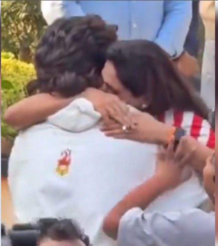 जेल से घर पहुंचे अल्लू अर्जुन को पत्नी और बच्चों ने लगाया गले, कैमरे में कैद हुआ भावुक पल