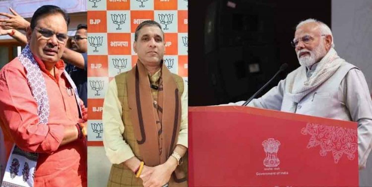 प्रधानमंत्री नरेंद्र मोदी पहुंचे जयपुर, राजस्थान की मरुधरा को देंगे 46, 300 करोड़ रुपये की सौगात