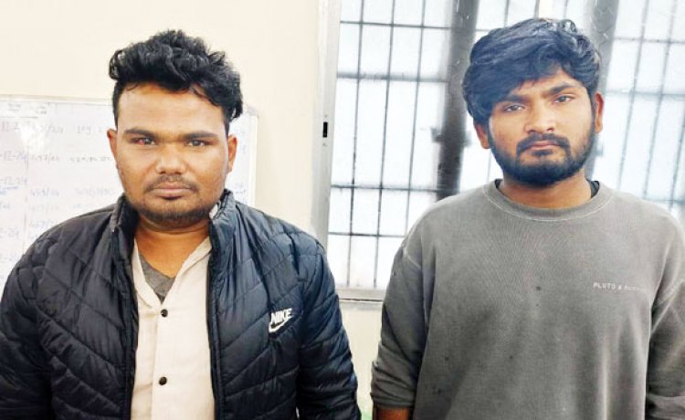 मुख्य डाक घर में हुई चोरी के 2 अंतरराज्यीय चोर गिरफ्तार
