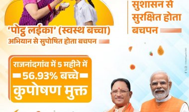 राजनांदगांव जिला प्रशासन द्वारा चलाए गए अभियान ‘पोट्ठ लईका’