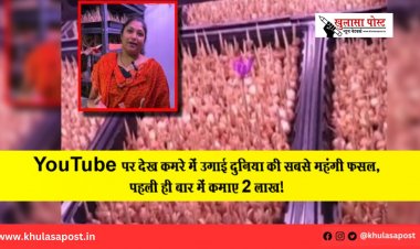 YouTube पर देख कमरे में उगाई दुनिया की सबसे महंगी फसल, पहली ही बार में कमाए 2 लाख!