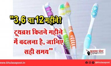 "3, 6 या 12 महीने? टूथब्रश कितने महीने में बदलना है, जानिए सही समय"
