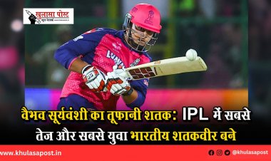 वैभव सूर्यवंशी का तूफानी शतक: IPL में सबसे तेज और सबसे युवा भारतीय शतकवीर बने