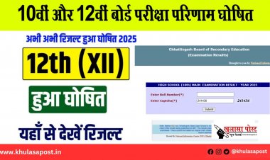  ब्रेकिंग: 10वीं और 12वीं बोर्ड परीक्षा परिणाम घोषित, इस नंबर पर रोल नंबर भेजें और तुरंत देखें रिजल्ट!