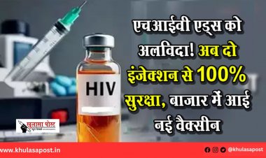 एचआईवी एड्स को अलविदा! अब दो इंजेक्शन से 100% सुरक्षा, बाजार में आई नई वैक्सीन