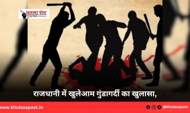 राजधानी में खुलेआम गुंडागर्दी का खुलासा,