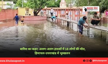 बारिश का कहर: अलग-अलग हादसों में 18 लोगों की मौत, हिमाचल-उत्तराखंड में भूस्खलन 