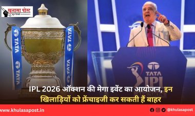 IPL 2026 ऑक्शन की मेगा इवेंट का आयोजन, इन खिलाड़ियों को फ्रेंचाइजी कर सकती हैं बाहर