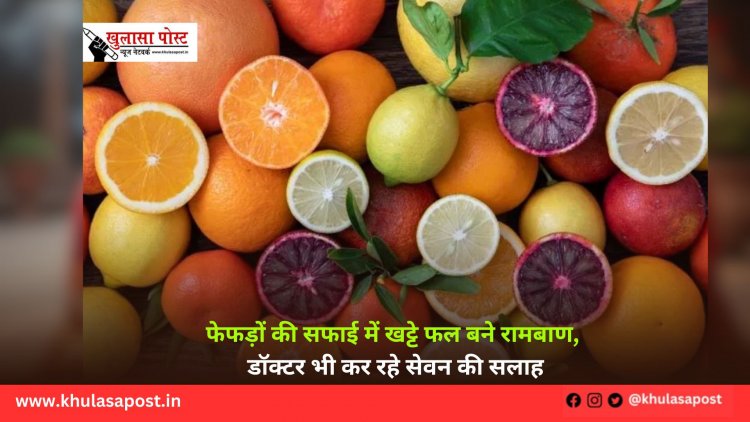 फेफड़ों की सफाई में खट्टे फल बने रामबाण, डॉक्टर भी कर रहे सेवन की सलाह