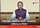विशेष लेख : सरकार का संकल्प - आत्मनिर्भर छत्तीसगढ़ का निर्माण