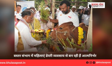 बस्तर संभाग में महिलाएं डेयरी व्यवसाय से बन रही हैं आत्मनिर्भर