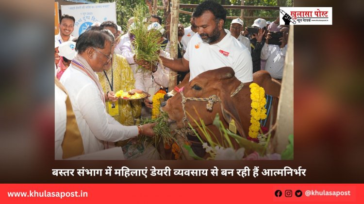 बस्तर संभाग में महिलाएं डेयरी व्यवसाय से बन रही हैं आत्मनिर्भर