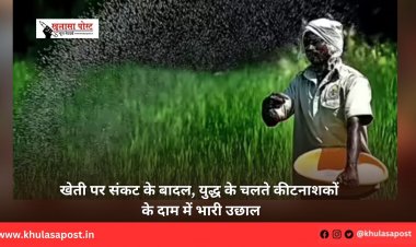 खेती पर संकट के बादल, युद्ध के चलते कीटनाशकों के दाम में भारी उछाल