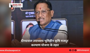 दीनदयाल उपाध्याय भूमिहीन कृषि मजदूर कल्याण योजना के तहत