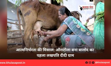 आत्मनिर्भरता की मिसाल: औराटोला बना बालोद का पहला लखपति दीदी ग्राम